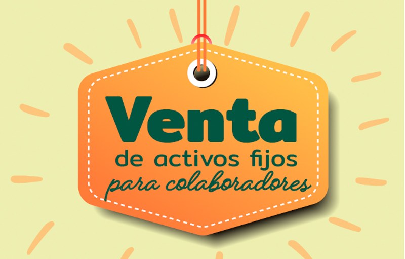 Venta de activos fijos para colaboradores